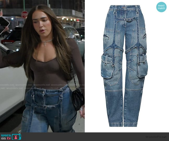 Off-White Denim Jeans worn by Ariana Biermann on Next Gen NYC