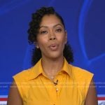 Shirleen’s yellow shirtdress on Good Morning America