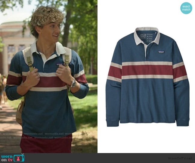 Patagonia Cotton in Conversion Midweight Rugby Shirt worn by Jeremiah Fisher (Gavin Casalegno) on The Summer I Turned Pretty