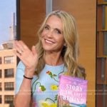 Patti Callahan Henry’s floral knit dress on Good Morning America