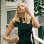 Penny’s black belted vest on We Were Liars
