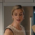Penny’s metallic crochet knit top on We Were Liars