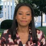 Rachel Scott’s printed shirtdress on Good Morning America