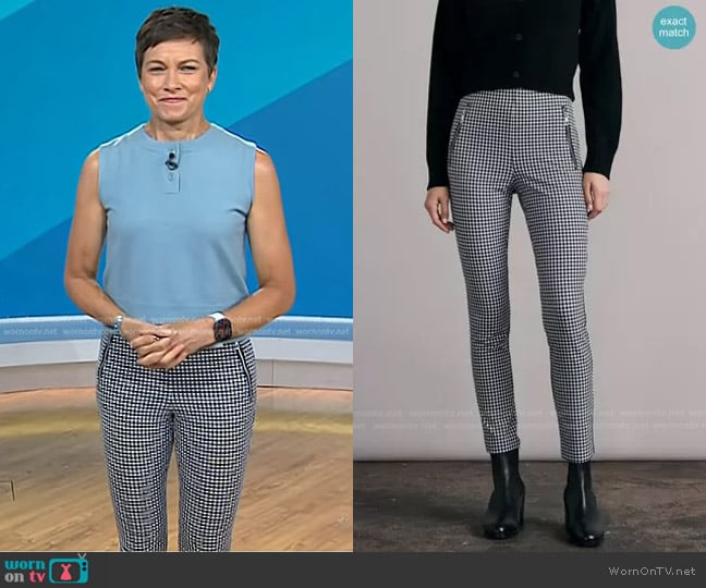 Rag & Bone Simone Zip Pocket Pant worn by Stephanie Gosk on Today