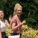 Lucinda’s red floral print top on The Summer I Turned Pretty