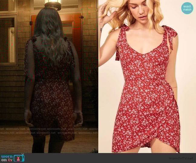 Reformation Yves Floral Mini Dress worn by Cadence Sinclair Eastman (Emily Alyn Lind) on We Were Liars