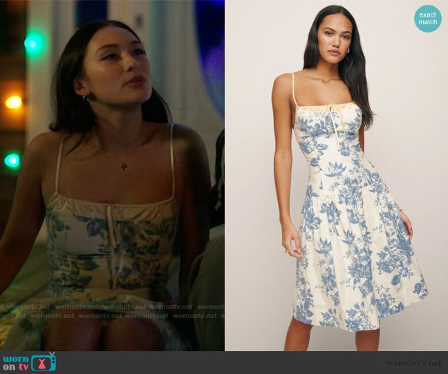 Reformation Analise Dress worn by Belly Conklin (Lola Tung) on The Summer I Turned Pretty