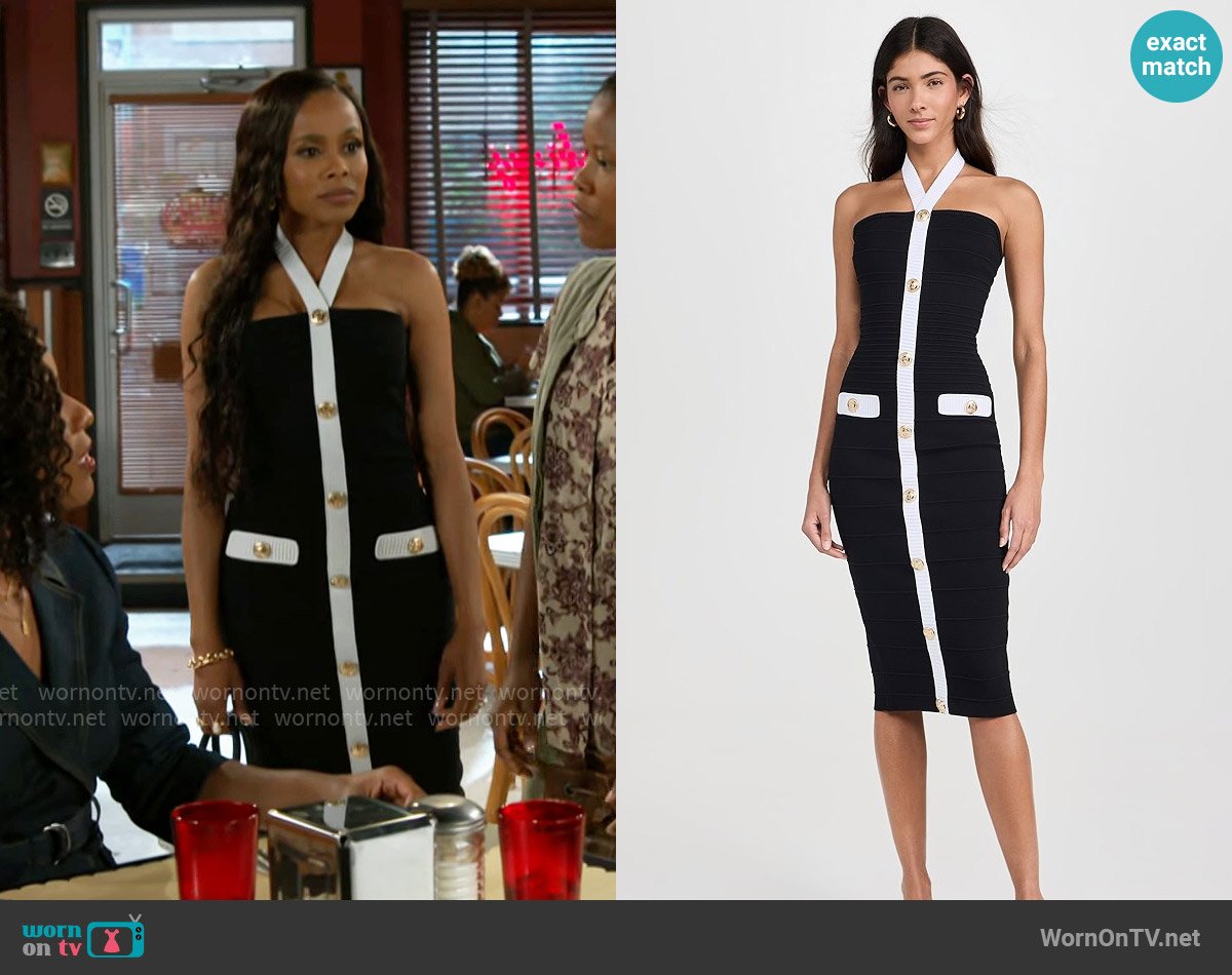 Retrofete Sloan Dress worn by Hayley Lawson (Marquita Goings) on Beyond the Gates