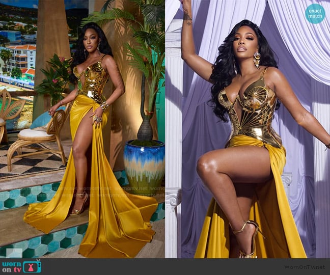 Rey Ortiz Custom Dress worn by Porsha Williams on The Real Housewives of Atlanta