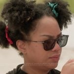 Riley’s black sunglasses on Next Gen NYC
