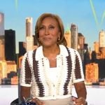 Robin’s crochet short sleeve cardigan on Good Morning America