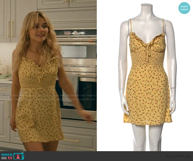 Rouje Printed Mini Dress worn by Cadence Sinclair Eastman (Emily Alyn Lind) on We Were Liars