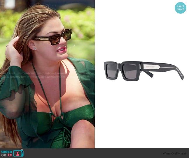 Saint Laurent Square-frame sunglasses worn by Brittany Cartwright on The Valley