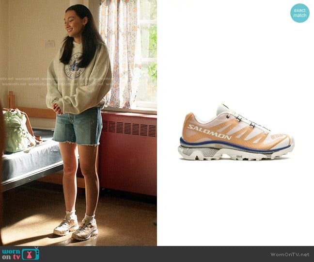 Salomon XT-4 OG Panelled Sneakers in Taffy Vanilla Ice worn by Belly Conklin (Lola Tung) on The Summer I Turned Pretty