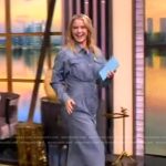 Sara’s chambray shirtdress on The View