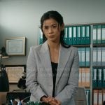 Sarah’s grey plaid blazer on Matlock