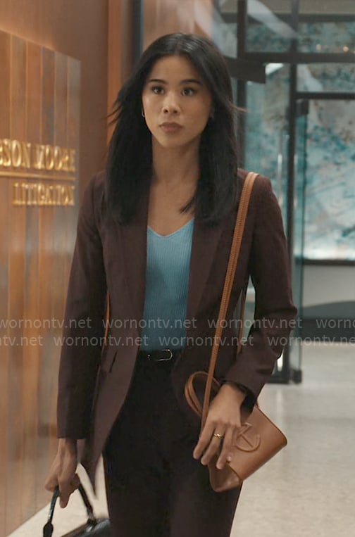 Sarah’s brown suit on Matlock