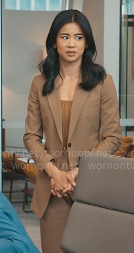 Sarah's camel suit on Matlock