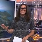 Savannah’s black floral mini dress on NBC News Daily