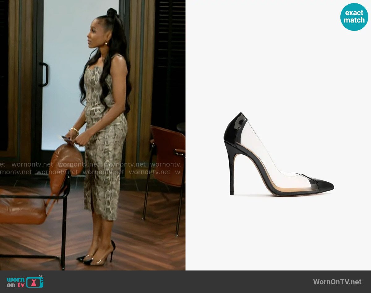 Schutz Cendi Pumps worn by Hayley Lawson (Marquita Goings) on Beyond the Gates