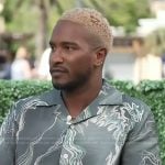 Scott’s marble print shirt on Access Hollywood