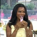 Dr. Michelle Henry’s yellow square neck vest on Today