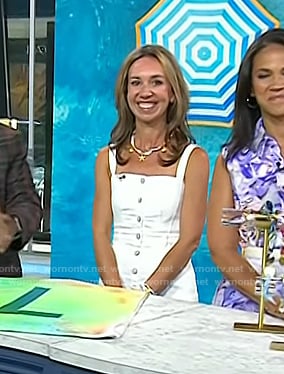 Shannon Doherty's white dress on Today
