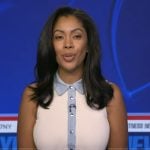 Shirleen's denim trim dress on Good Morning America
