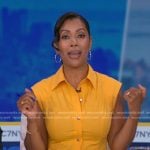 Shirleen’s yellow shirtdress on Good Morning America
