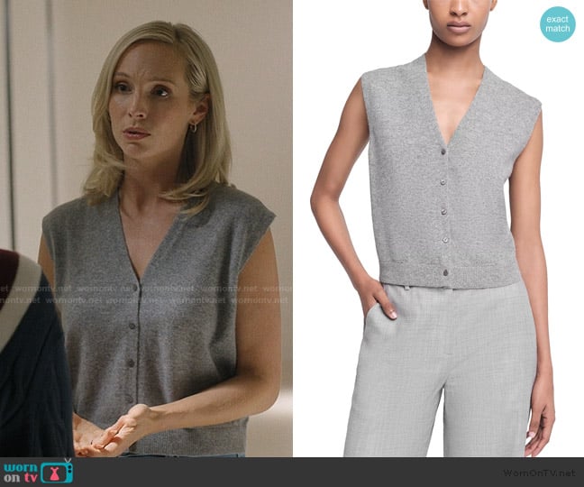 Simkhai Rozzi Cashmere Vest worn by Elizabeth Sinclair (Candice King) on We Were Liars