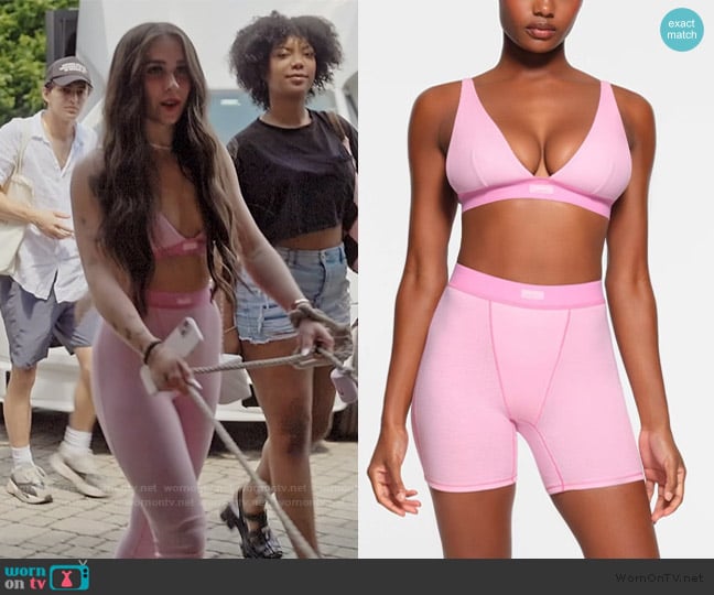 Skims Plunge Bralette worn by Ariana Biermann on Next Gen NYC