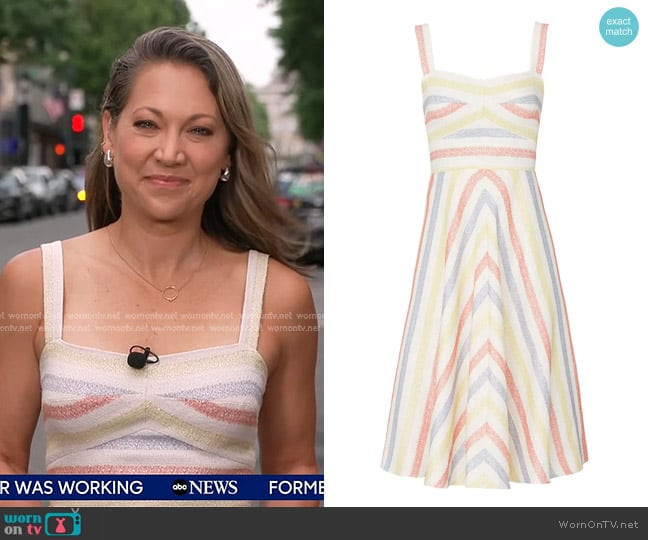 Slate & Willow Bethany Dress worn by Ginger Zee on Good Morning America