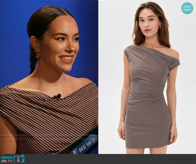 Staud Phare Mini Dress worn by Emily Curl on E! News