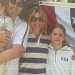 Jenna’s white and blue striped polo dress on Today