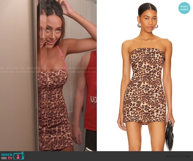 Superdown Drew Mini Dress worn by Emira D’Spain on Next Gen NYC
