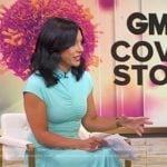 Dr. Tara Narula’s blue ruched dress on Good Morning America