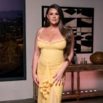 Brittany’s yellow ruffle reunion dress on The Valley