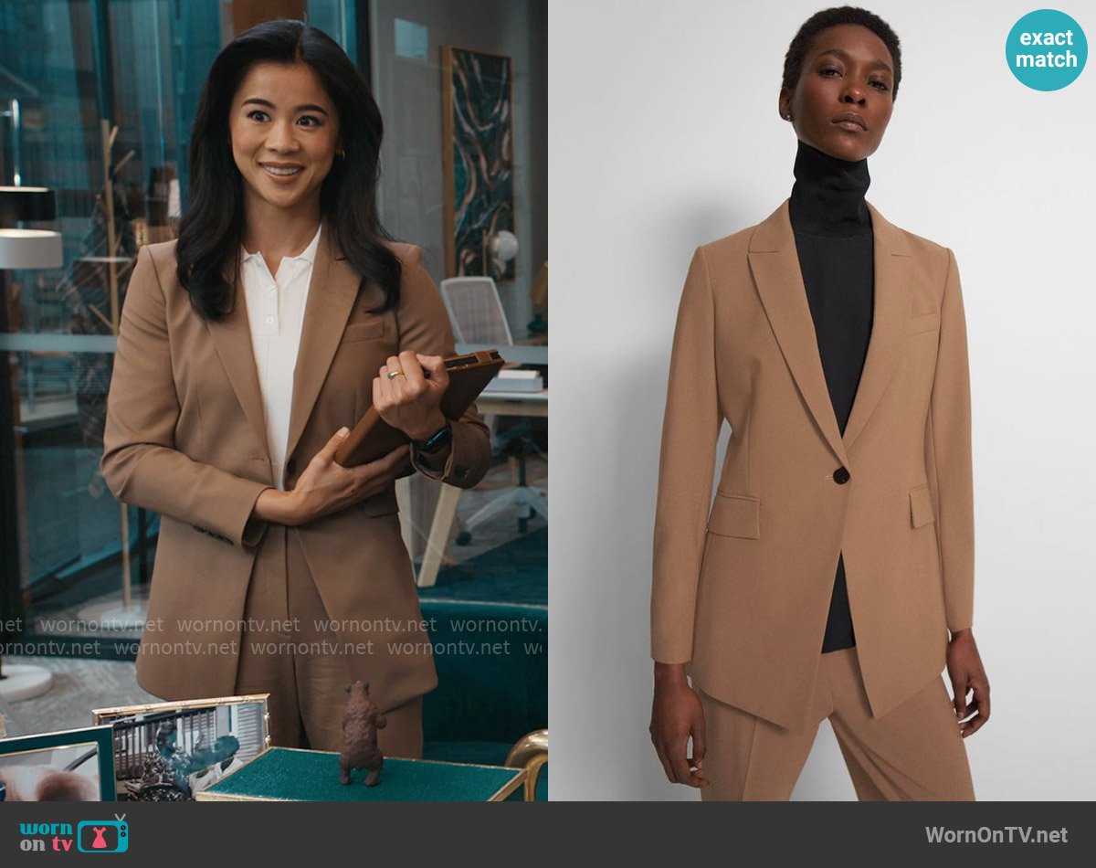 Theory Etiennette Blazer worn by Sarah Franklin (Leah Lewis) on Matlock