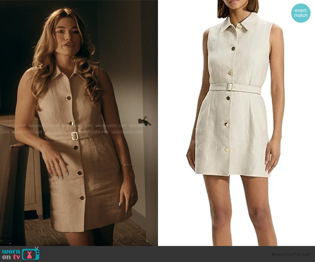 Theory Sleeveless Belted Military Dress worn by Sarah (Conner Ann Waterman) on The Chi