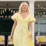 Tipper’s yellow v-neck dress on We Were Liars