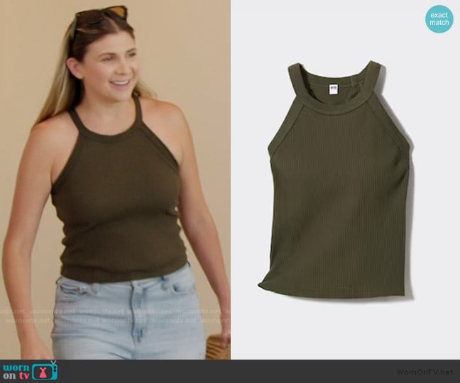 Uniqlo Halter Ribbed Top worn by Janet Caperna on The Valley