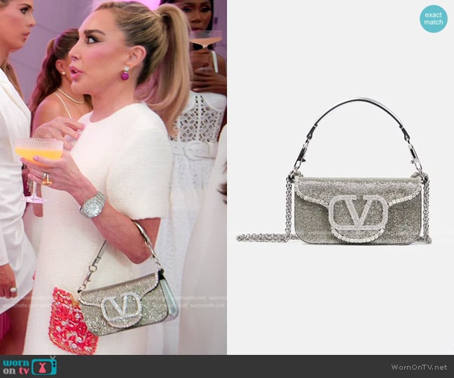 Valentino Garavani locò Small Shoulder Bag worn by Marysol Patton (Marysol Patton) on The Real Housewives of Miami