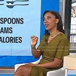 Vanessa Rissetto’s khaki dress on Today