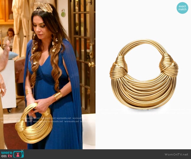 Verano Hill Amanda Handbag worn by Adriana de Moura (Adriana de Moura) on The Real Housewives of Miami