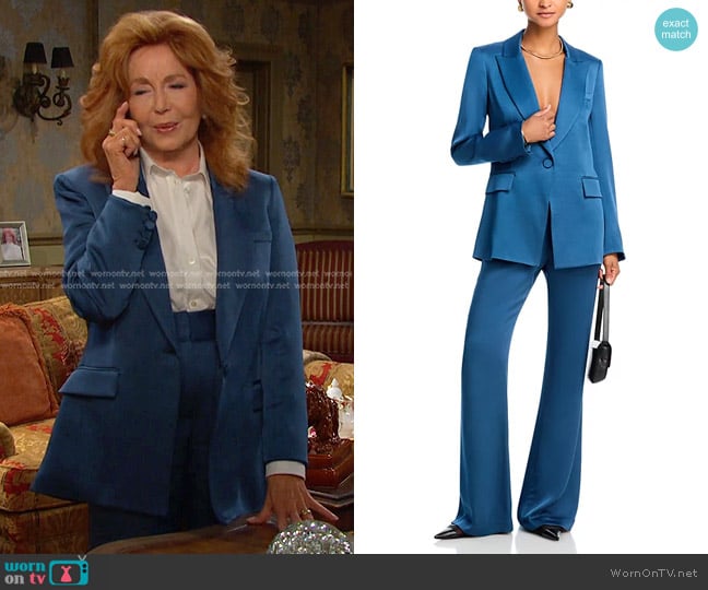 Maggie’s blue pants on Days of our Lives