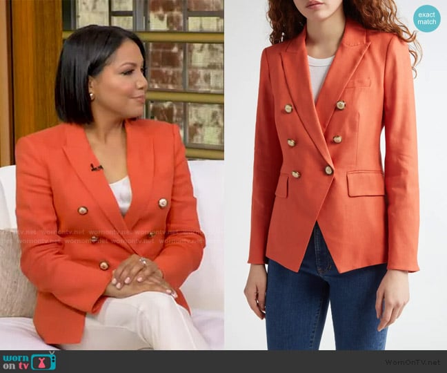 Veronica Beard Miller Dickey Jacket worn by Stephanie Ramos on Good Morning America