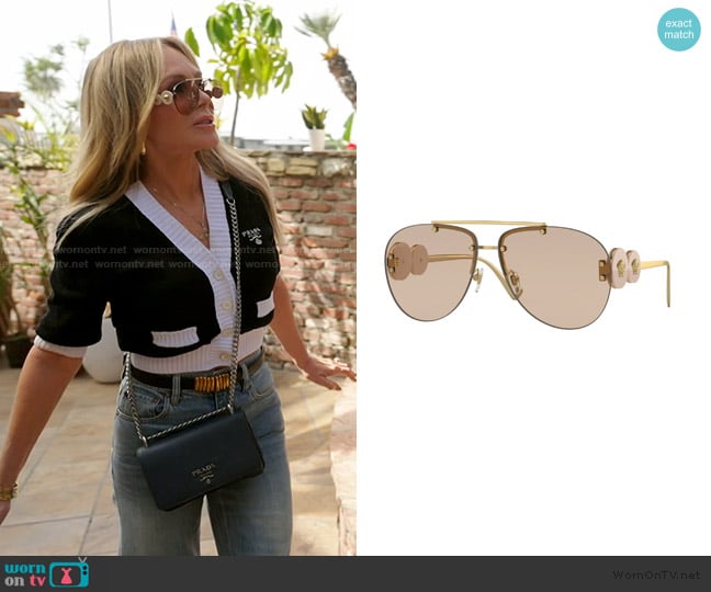Versace 148693 Gold worn by Tamra Judge on The Real Housewives of Orange County