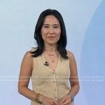 Vicky’s beige knit vest on Today