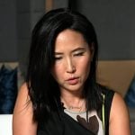 Vicky’s black dress with yellow contrast zipper on Today