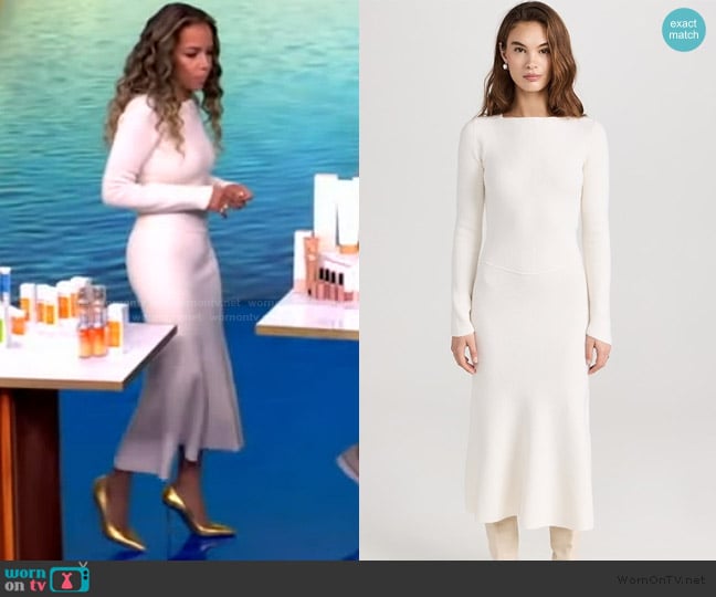 Victoria Beckham Circle Panel Dress worn by Sunny Hostin on The View